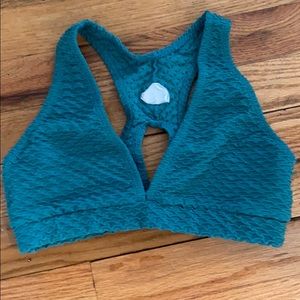 Booty by Brabants Mint V Neck sports bra